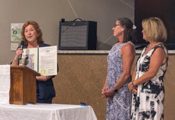 Senator Culver presents a Pennsylvania Senate citation during the Selinsgrove Regional Engagement Center’s 10th anniversary celebration.